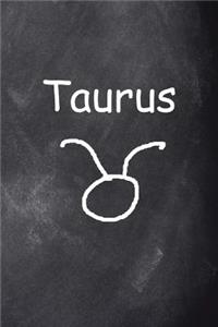 2019 Weekly Planner Taurus Symbol Zodiac Sign Horoscope Chalkboard 134 Pages