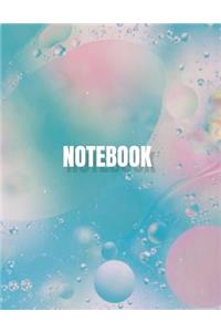 Notebook: rain drop cover (8.5 x 11) inches 110 pages, Blank Unlined Paper for Sketching, Drawing, Whiting, Journaling & Doodling