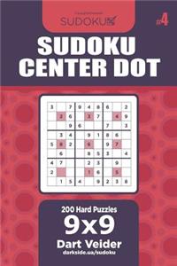 Sudoku Center Dot - 200 Hard Puzzles 9x9 (Volume 4)