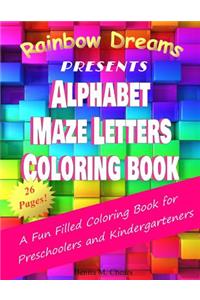 Alphabet Maze Coloring Book