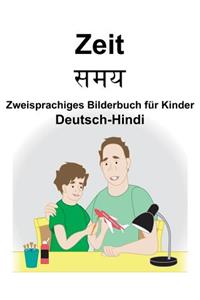 Deutsch-Hindi Zeit Zweisprachiges Bilderbuch für Kinder