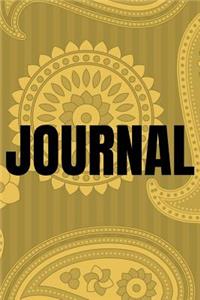 Paisley Background Lined Writing Journal Vol. 3