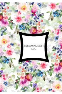 Personal Debt Log