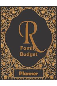 R Family Budget Planner