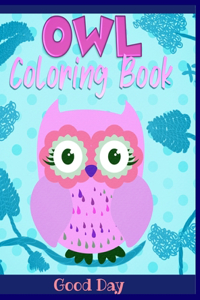 Owl coloring book