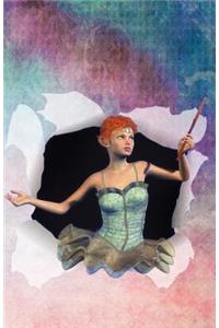 Fairy Surprise Popout Journal Notebook, Dotted Grid Paper: 250 Numbered Pages, 5.5