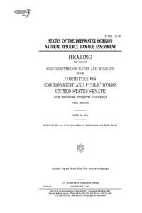 Status of the Deepwater Horizon natural resource damage assessment