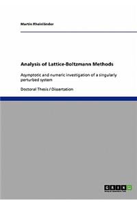 Analysis of Lattice-Boltzmann Methods
