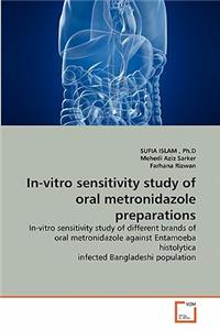 In-vitro sensitivity study of oral metronidazole preparations