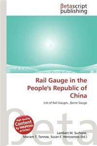 Rail Gauge in the People's Republic of China
