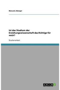 Ist das Studium der Erziehungswissenschaft das Richtige für mich?