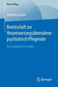 Bereitschaft Zur Verantwortungsübernahme Psychiatrisch Pflegender