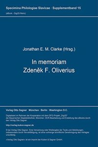 In Memoriam Zdenek F. Oliverius