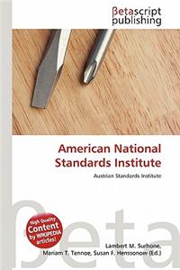 American National Standards Institute