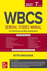 (Old edition) WBCS General Studies Manual (7th Edition)