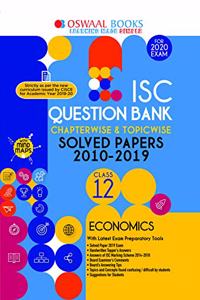 Oswaal ISC Question Bank Class 12 Economics Book Chapterwise & Topicwise (For March 2020 Exam)