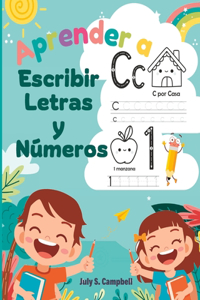 Aprender a Escribir Letras y Números