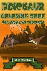 Dinosaur Coloring Book for Kids and Toddlers