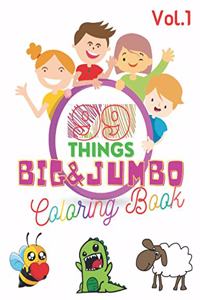 99 Things BIG & JUMBO Coloring Book