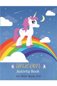 Unicorn Activity Book for Kids Ages 4-8