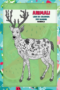 Libri da colorare per bambini - Mandala - Animali