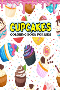 Cupcakes Coloring Book For Kids