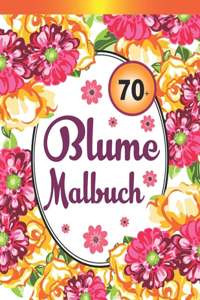 70+ Blumen Malbuch