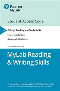 New Mylab Reading & Writing Skills with Pearson Etext Access Code for College Reading and Study Skills