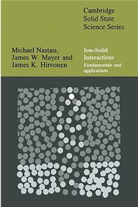Ion-Solid Interactions