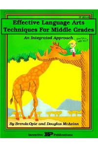 Effective Language Arts Techniques for Middle Grades