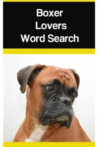 Boxer Lovers Word Search