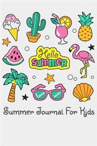 Hello Summer Summer Journal For Kids