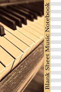 Blank Sheet Music Notebook