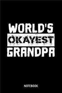 World's Okayest Grandpa Notebook