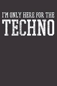 Techno EDM Rave Music Notebook Journal