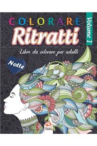 Colorare Ritratti 1 - Notte