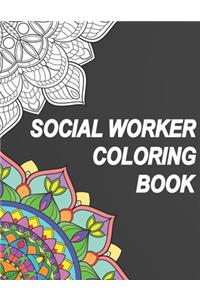 Social Worker Coloring Book