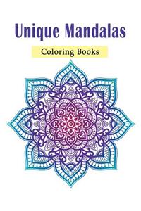 Unique Mandalas Coloring Books
