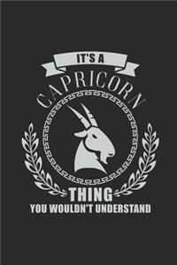 It's A Capricorn Thing You Wouldn't Understand