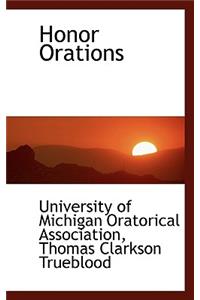 Honor Orations