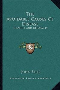 Avoidable Causes of Disease