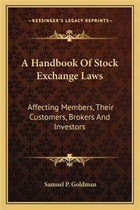 Handbook of Stock Exchange Laws