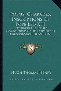 Poems, Charades, Inscriptions of Pope Leo XIII