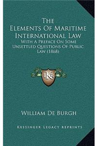 The Elements of Maritime International Law