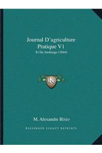 Journal D'agriculture Pratique V1