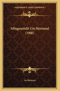Athugasemdir Um Stjornmal (1900)