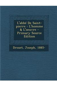 L'Abbe de Saint-Pierre