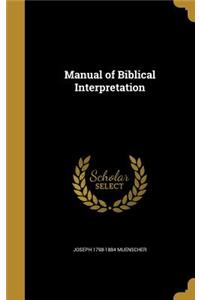 Manual of Biblical Interpretation