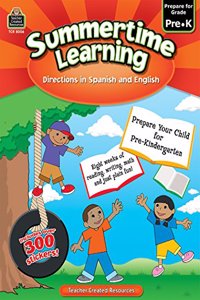 Summertime Learning Grd Prek - Spanish Directions