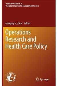 Operations Research and Health Care Policy